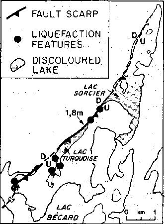 Ungava Fault Map Ungava Fault Map
