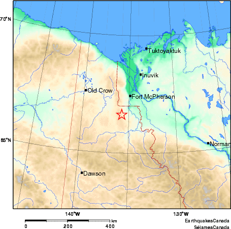Map of Earthquake Area