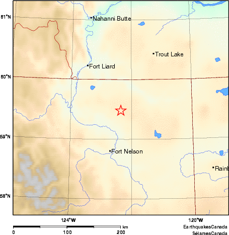 Map of Earthquake Area