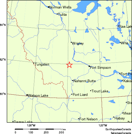 Map of Earthquake Localities