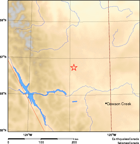 Map of Earthquake Area