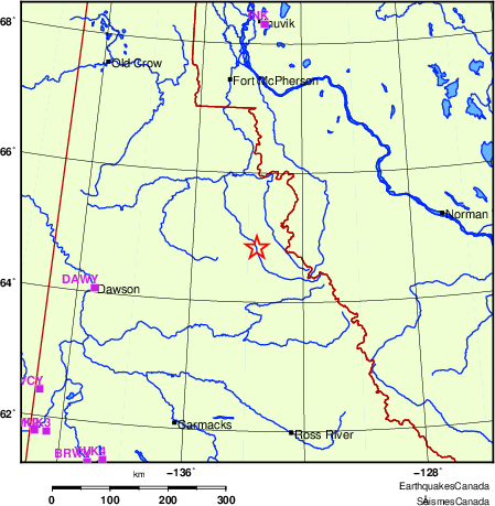 Map of Regional Seismographs