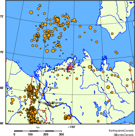 Map of earthquakes magnitude 2.0 and larger, 2000 - present