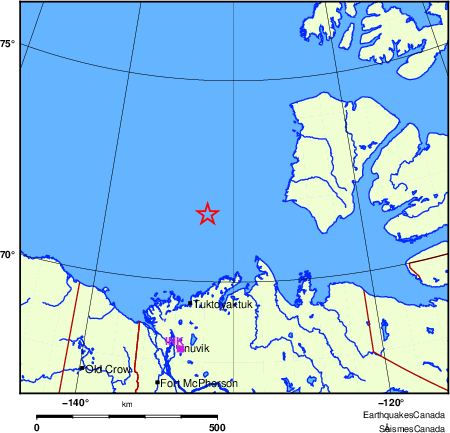 Map of Regional Seismographs