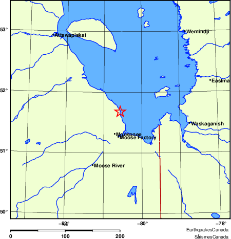 Map of Regional Seismographs