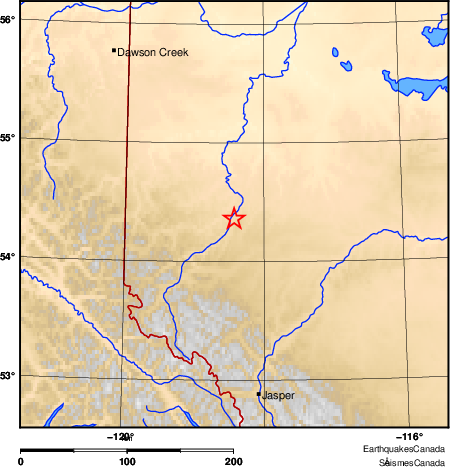 Map of Earthquake Area