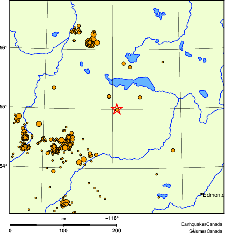 Map of earthquakes magnitude 2.0 and larger, 2000 - present