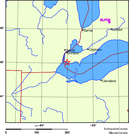 carte des localisations des stations sismologiques locales
