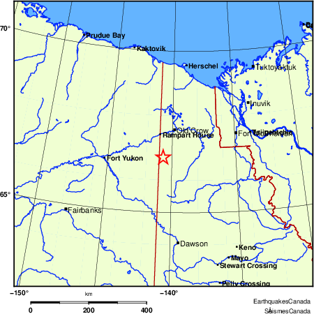 Map of Earthquake Localities